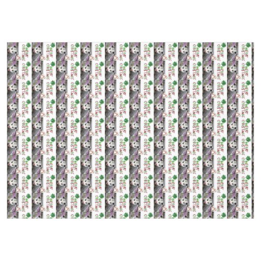 Joyeuse nappe de Noël, Opossum (Devant (Horizontal))