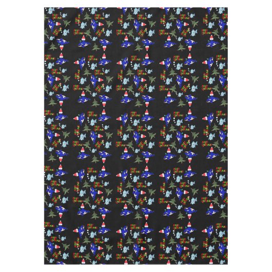 Joyeuse nappe de Noël, Poisson de requin (Devant)