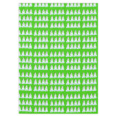 Joyeuse nappe de Noël, Soif vert Snowman (Devant)