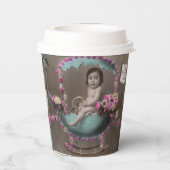 Joyeuse Paques Papieren Bekers (Achterkant)