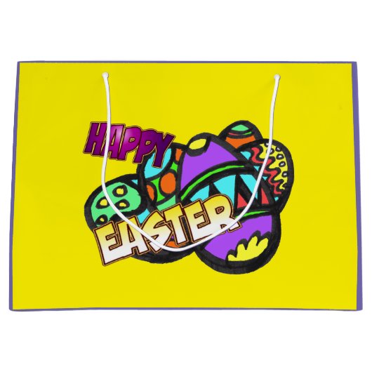 Joyeuse Pâques. Sac Cadeau (Devant)