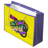 Joyeuse Pâques. Sac Cadeau (Devant Angle)