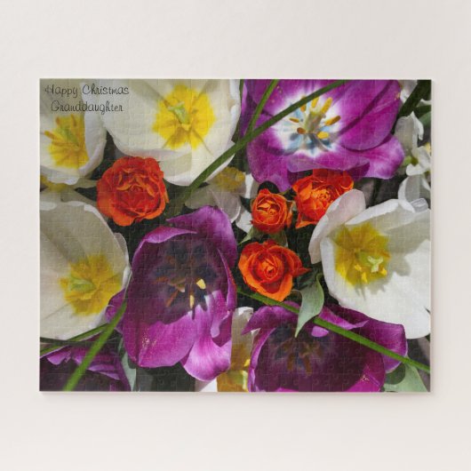 Joyeuse petite-fille de Noël. Jigsaw Puzzle (Horizontal)