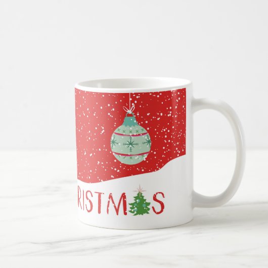 Joyeuse petite tasse de café de Noël d'ornements (Droite)