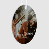 Joyeuse photo rose élégante de l'or | des textes | (devant)