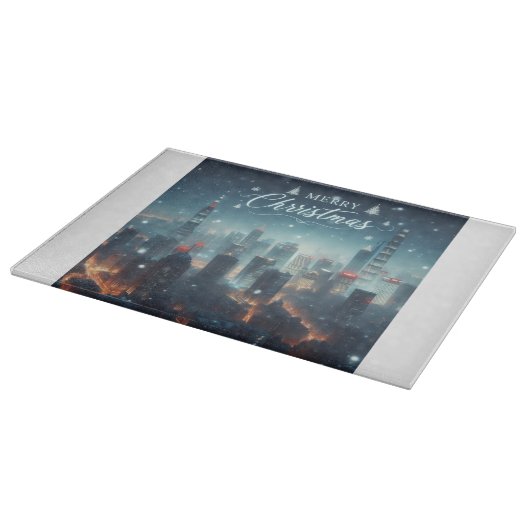 Joyeuse planche à découper Noël (Coin)