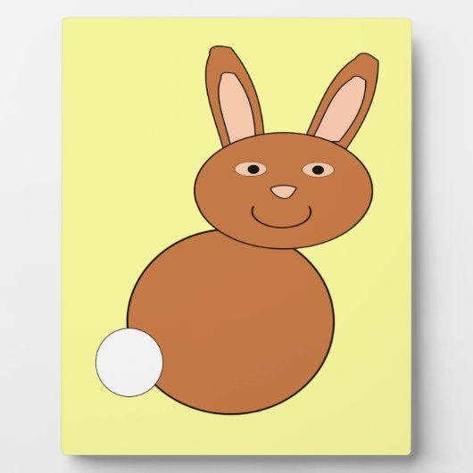 Joyeuse Plaque Bunny de Pâques (Devant)