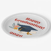 Joyeuse remise de diplômes 2026 ! Assiette 9" (Angle)