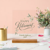 Joyeuse retraite nom personnalisé (Mariage)