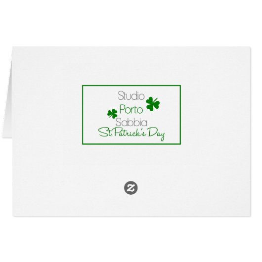 Joyeuse Saint-Patrick Fête de la Petite-fille (Dos Horizontal)