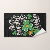 Joyeuse Saint-Patrick Patrimoine Irlandais St Patt (Serviette à main)