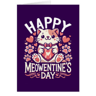 Joyeuse Saint-Sylvestre - Cute Cat Saint-Valentin