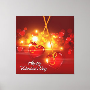 Joyeuse Saint-Valentin 17 Toile enveloppée