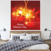 Joyeuse Saint-Valentin 17 Toile enveloppée (Insitu(Chambre))