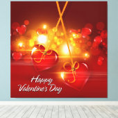 Joyeuse Saint-Valentin 17 Toile enveloppée (Insitu (Plancher de Bois))