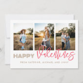 Joyeuse Saint-Valentin 3 Photo Collage Carte de Fa (Devant)