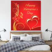 Joyeuse Saint-Valentin 3 Toile emballée (Insitu(Chambre))