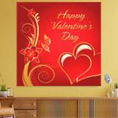 Joyeuse Saint-Valentin 3 Toile emballée (Insitu(Salon))