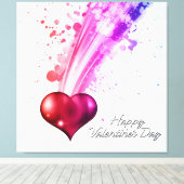Joyeuse Saint-Valentin 6 Toile enveloppée (Insitu (Plancher de Bois))