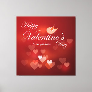 Joyeuse Saint-Valentin 6 Toile enveloppée