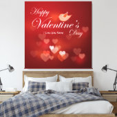 Joyeuse Saint-Valentin 6 Toile enveloppée (Insitu(Chambre))
