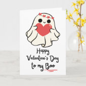 Joyeuse Saint-Valentin à mon chéri – Carte pliée (Fleur jaune)