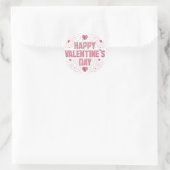Joyeuse Saint-Valentin / Autocollants de cœur (Sac)