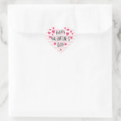 Joyeuse Saint-Valentin Autocollants en forme de cœ (Sac)