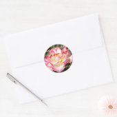 Joyeuse Saint-Valentin ! autocollants Rose Fleur R (Enveloppe)