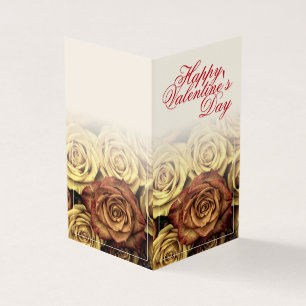 Joyeuse Saint-Valentin avec bouquet de roses jaune