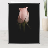 Joyeuse Saint-Valentin avec carte de rose rose (Dos)