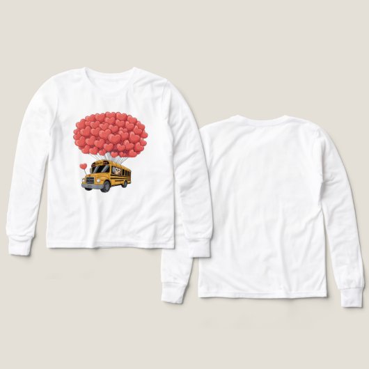 Joyeuse Saint-Valentin Bus avec Hibou (Motif Recto et Verso)