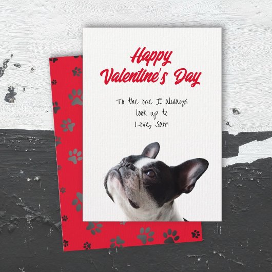 Joyeuse Saint-Valentin Carte Boston Terrier