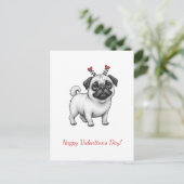 Joyeuse Saint-Valentin ! Carte de la Saint-Valenti (Debout devant)