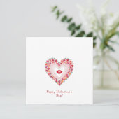 Joyeuse Saint-Valentin ! Carte de la Saint-Valenti (Debout devant)