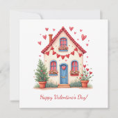 Joyeuse Saint-Valentin ! Carte de la Saint-Valenti (Devant)