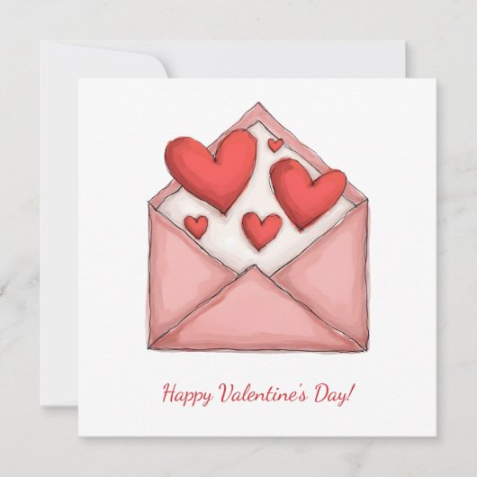 Joyeuse Saint-Valentin ! Carte de la Saint-Valenti (Devant)