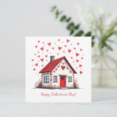Joyeuse Saint-Valentin ! Carte de la Saint-Valenti (Debout devant)