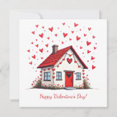 Joyeuse Saint-Valentin ! Carte de la Saint-Valenti (Devant)
