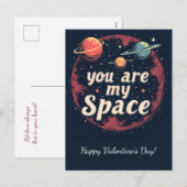Joyeuse Saint-Valentin ! Carte de la Saint-Valenti (Devant / Derrière)