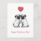 Joyeuse Saint-Valentin ! Carte de la Saint-Valenti (Devant)