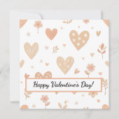 Joyeuse Saint-Valentin ! Carte de la Saint-Valenti (Devant)