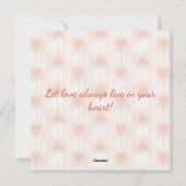 Joyeuse Saint-Valentin ! Carte de la Saint-Valenti (Dos)