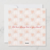 Joyeuse Saint-Valentin ! Carte de la Saint-Valenti (Dos)