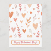 Joyeuse Saint-Valentin ! Carte de la Saint-Valenti (Devant)