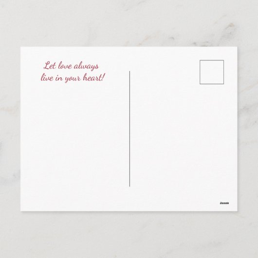 Joyeuse Saint-Valentin ! Carte de la Saint-Valenti (Dos)