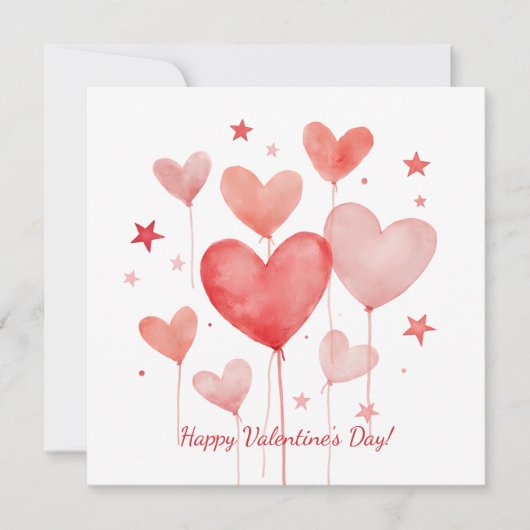 Joyeuse Saint-Valentin ! Carte de la Saint-Valenti (Devant)