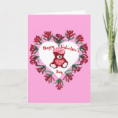 Joyeuse Saint-Valentin Carte de vœux Boîte aux let (Devant)