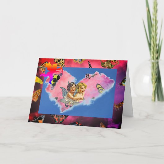 Joyeuse Saint-Valentin Carte de vœux pliée (Devant)
