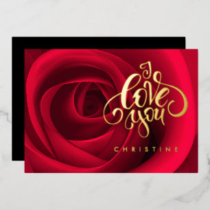 Joyeuse Saint-Valentin, carte personnalisée avec f